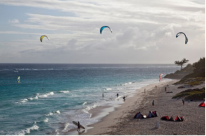 kitesurfing